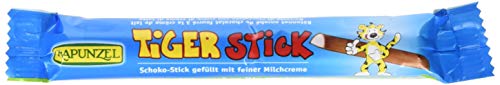 Rapunzel Tiger Stick, Vollmilchriegel, 12er Pack (12 x 22 g) - Bio von Rapunzel