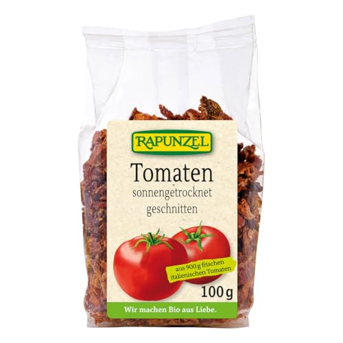 Rapunzel Tomaten getrocknet, geschnitten in Würfel, 1er Pack (1 x 100 g) - Bio von Rapunzel