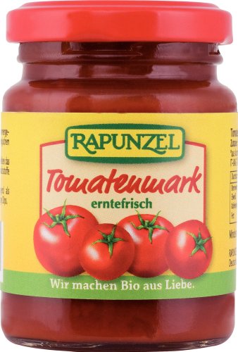 Rapunzel Tomatenmark 22% Tr.M, 4er Pack (4 x 100 g) - Bio von Rapunzel