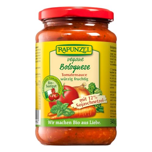 Rapunzel Tomatensauce Bolognese, vegan, mit Soja, 330 ml von Rapunzel