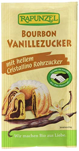 Rapunzel Vanillezucker Bourbon mit Cristallino, 7er Pack (7 x 32 g) - Bio von Rapunzel