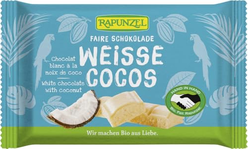 Rapunzel Bio Weisse Schokolade Cocos HIH (6 x 100 gr) von Rapunzel