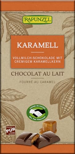 Vollmilch Schokolade mit Karamellfüllung HIH von Rapunzel