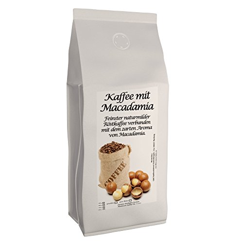 Aromakaffee - Aromatisierter Kaffee - Gemahlen - Frisch Von Uns Geröstet (Macadamia, 200 Gramm) von Raritäten der Coffee & Tea Company