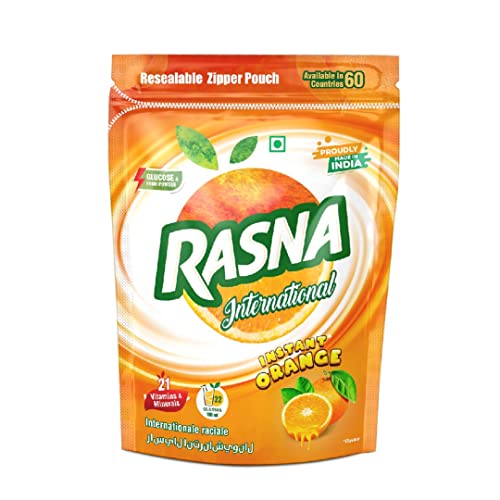 Rasna Fruitplus Instant Orange Getränkekonzentrat Mix -500g von Rasna