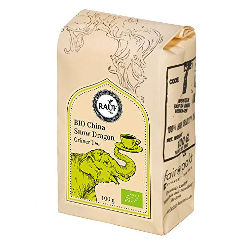 Rauf Tee - Grüntee China Snow Dragon Bio 100g von Rauf Tee