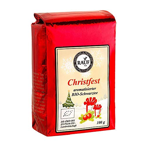 Rauf Tee - aromatisierter Schwarztee - Christfest Bio 100g von Rauf Tee