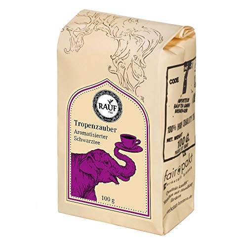 Rauf Tee - aromatisierter Schwarztee Tropenzauber 100g von Rauf Tee