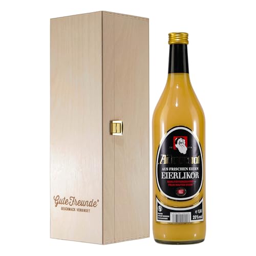 Rauter Advocaat Eierlikör mit Geschenk-Holzkiste von Rauter