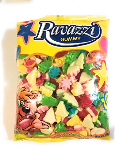 Ravazzi Fruchtgummi Christmas Mix mit und Schaumzuckerboden 1000g von Ravazzi Gummy