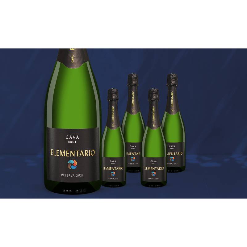 Elementario Cava Reserva Brut 2021  3.75L 11.5% Vol. Weinpaket aus Spanien von Raventós Rosell