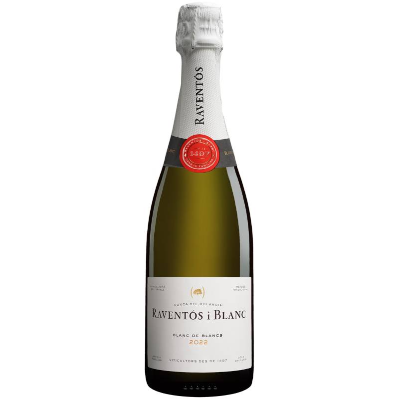 Raventós i Blanc Brut Reserva »Blanc de Blancs« Reserva 2022  0.75L 12% Vol. Trocken aus Spanien von Raventós i Blanc