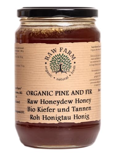 900 g Bio Roh Kiefernhonig, aus Nadelwäldern gesammelt, Honigtau, ungeheizt, frei von Zusätzen von Raw Farm Organic Natural Fresh