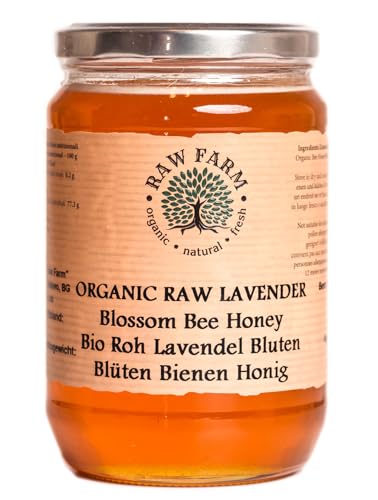 Bio, Roher Lavendelhonig, direkt vom Imker, einzelner Ursprung aus Europa (900, Lavendel Honig) von Raw Farm Organic Natural Fresh