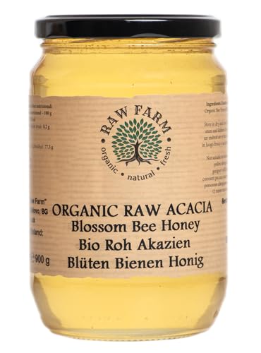 Bio, Roher AkazienHonig, direkt vom Imker, einzelner Ursprung aus Europa (900, AkazienHonig) von Raw Farm Organic Natural Fresh