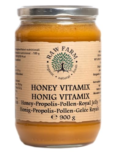 900 g Vitamix Honig, Propolis, Pollen, Gelée Royale, Bienenwachs - Raw Farm von Raw Farm Organic Natural Fresh