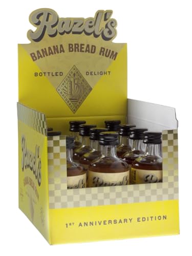 Razel's Banana Bread Rum Miniaturen 12er Box von Razel's