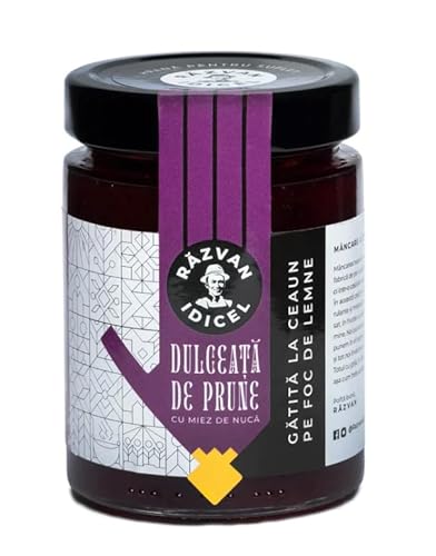 Razvan Idicel | Veganer Fruchtaufstrich Pflaume und Walnüsse "Dulceata de prune cu miez de nuca" 380 g von Razvan Idicel