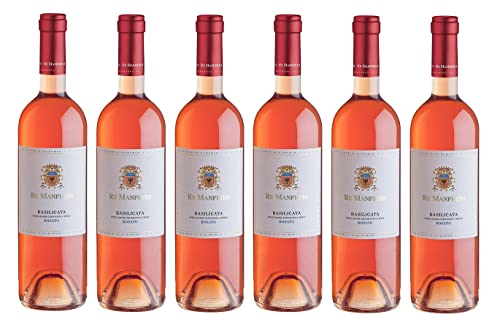 6x 0,75l - Re Manfredi - Manfredi Rosato - Basilicata I.G.P. - Italien - Rosé-Wein trocken von Re Manfredi