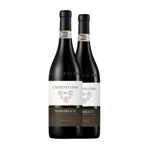 Re Manfredi Castelvecchio Nebbiolo Barbaresco 75 cl Rotwein (Karton mit 2 Flaschen von 75 cl) von Re Manfredi