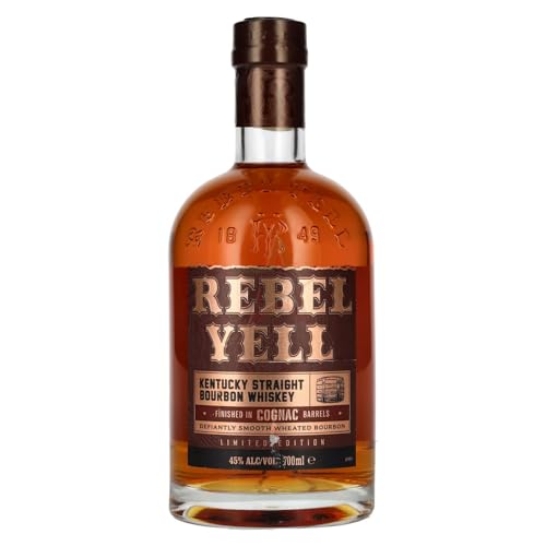 Rebel Yell Bourbon Cognac Barrel Finish Whiskey 45,00% 0,70 lt. von Rebel Yell