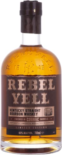 Rebel Yell Bourbon Whiskey Cognac Barrel Finish 45% Vol. 0,7l von Rebel