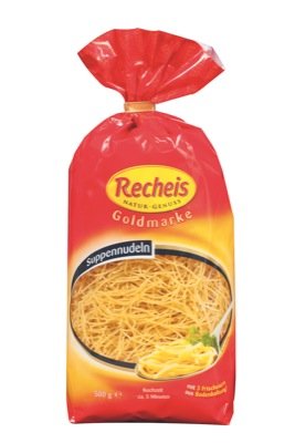 Recheis Goldmarke 500g, Suppennudeln 5 x 500 g von Recheis Teigwaren GmbH