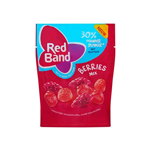 Beeren-Süßigkeit | Red Band | Beeren-Mix | Gesamtgewicht 210 Gramm von Red Band