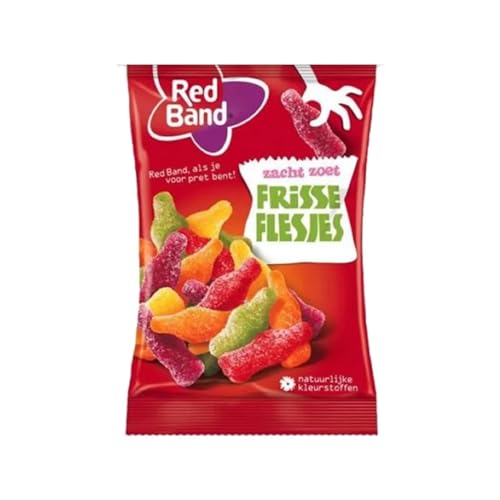 Red Band Winegum Saure Flaschen 120g I saure Gummibärchen aus den Niederlanden I Drop von Red Band