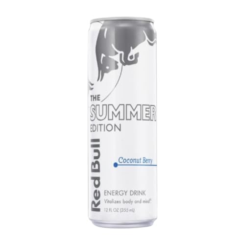 Getränke und Mixer 12 Einheiten Box Bull Energy Drink Coconut Edition Alu-Dose 25 cl von Red Bull Energy Drink