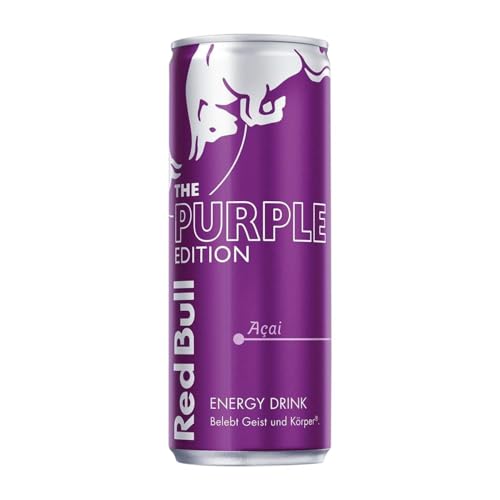 Getränke und Mixer 24 Einheiten Box Bull Energy Drink Açai The Purple Edition Alu-Dose 25 cl von Red Bull Energy Drink