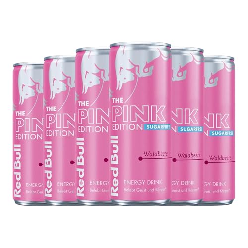 Getränke und Mixer Bull Energy Drink Waldbeere Sugarfree The Spring Edition Alu-Dose 25 cl (Karton mit 6 Alu-Dose von 25 cl) von Red Bull Energy Drink