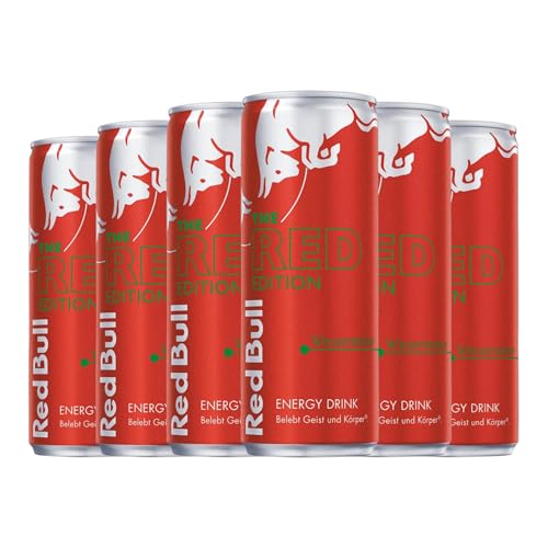 Getränke und Mixer Bull Energy Drink Wassermelone The Red Edition Alu-Dose 25 cl (Karton mit 6 Alu-Dose von 25 cl) von Red Bull Energy Drink