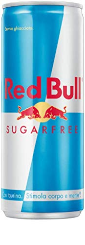 12x Red Bull Sugarfree mit Taurin und Koffein zuckerfrei Energiegetränk Sportgetränk Energy Drinks 250ml Dose von Red Bull