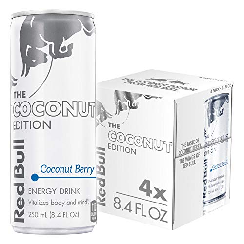 Red Bull Coconut Edition Enerygy Drink, 8.4 Fl Oz Cans, (Pack of 4) von Red Bull