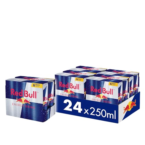 Red Bull Energy Drink, 4x6er Pack Dosen, EINWEG (24x250ml) von Red Bull