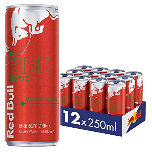 Red Bull Energy Drink, Red Edition Wassermelone, 12er Pack (12 x 250 ml) von Red Bull