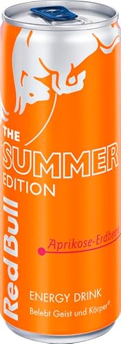 Red Bull Energy Drink, Aprikose-Erdbeere, EINWEG (1 x 250 ml) von Red Bull