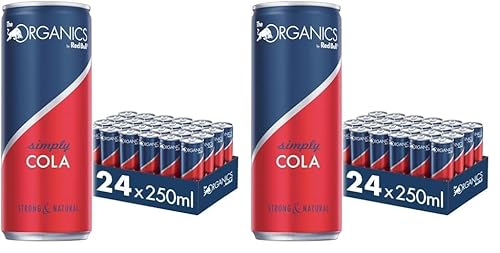 Red Bull Organics by Red Bull Simply Cola, 24 x 250 ml, Dosen Bio Getränke 24er Palette, OHNE PFAND (Packung mit 2) von Red Bull