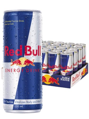 Red Bull Regular 6PK, 250ml x 24, Energy Drink (ohne Pfand, Lieferung nur nach Österreich) von Red Bull