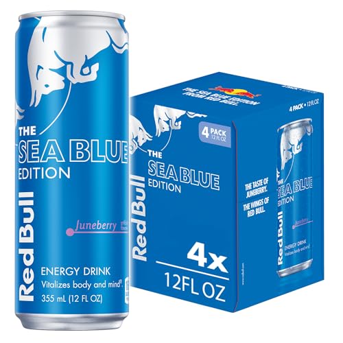 Red Bull Sea Blue Edition Energy Drink, 4 Dosen von Red Bull