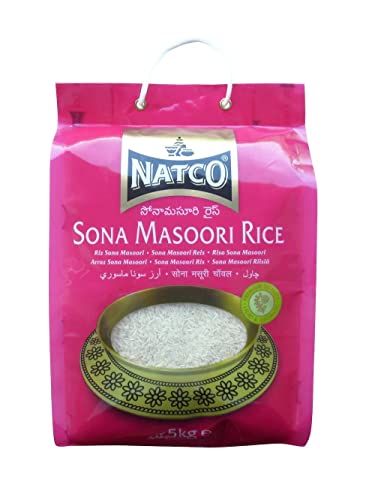 Natco Sona Masoori Rice 5 Kg von Red Rickshaw