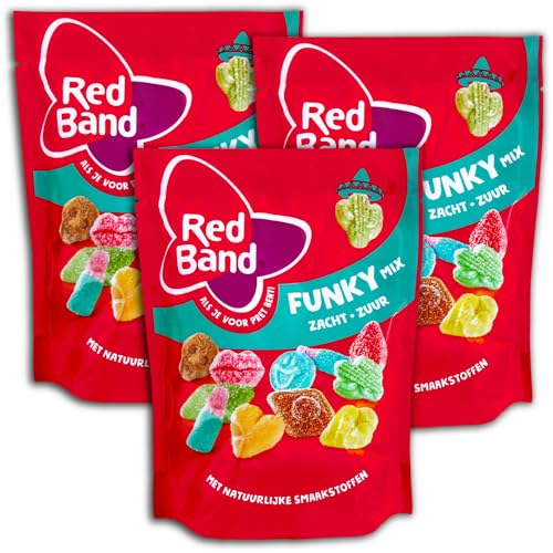 3 er Pack Red Band Funky Mix Saurer Fruchtgummi 3 x 205 g von RedBand