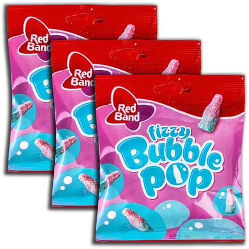 3er Pack Red Band Fizzy Bubble Pop 3x 100g Saures Fruchtgummi von RedBand