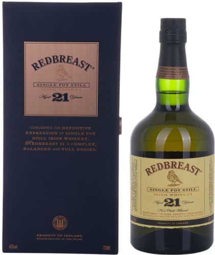 Irischer Whiskey Redbreast 21 Jahre Single Pot Still (1 x 0.7 l) von Redbreast