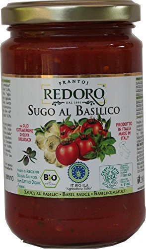 Bio Tomatensoße mit Basilikum 290 g - sugo all basilico, bio von Redoro