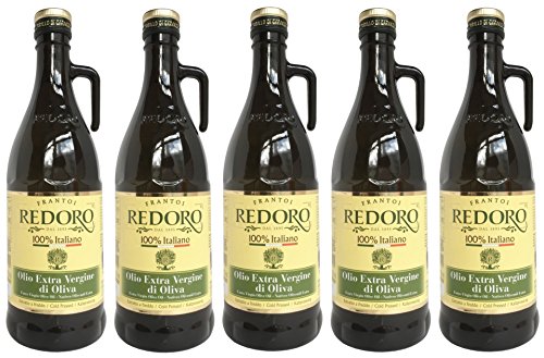 Olivenöl REDORO (5 x 1Liter) - extra nativ- kaltgepresst - Olio Extra Vergine d`Oliva von Redoro