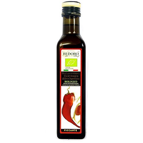 Redoro - Condimento a Base di Olio Extravergine d'Oliva e Peperoncino Biologico - 250ml von Redoro