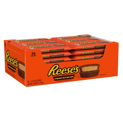 Reese's Peanut Butter Cups - Erdnussbutter-Cup-Riegel: 36 Stück (36 x 42 g) von Reese's