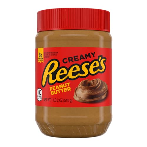 Reese's Peanutbutter Creamy Jar - Erdnussbutter, 12 Stück (12x510 g) von Reese's